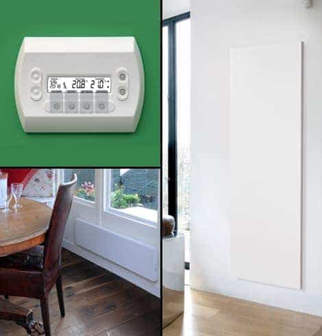 Electric radiant panel heaters