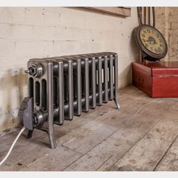 Electric Forge polished cast iron radiator 