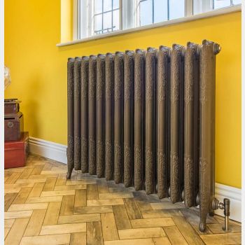 Liberty Cast iron radiator in Old Penny