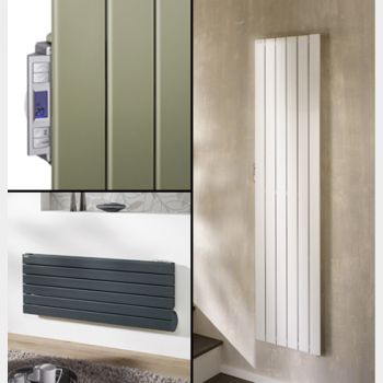 Polar electric radiators collage