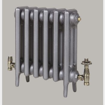 Victorian 3 Column 450mm high radiator in Old Pewter