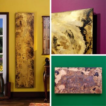 Arteplano metal radiator copper and brass