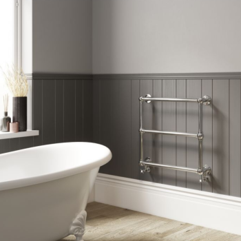 Asquith wall-mounted traditional towel rail