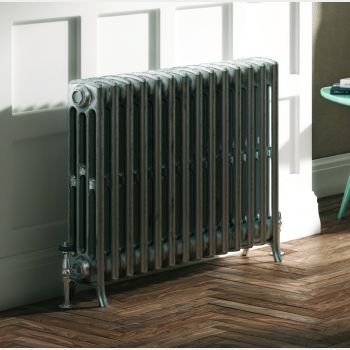 Forge cast iron radiator in a satin lacquer finish
