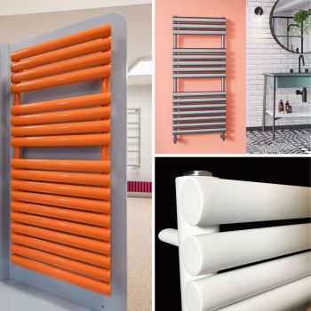 Oval towel rails collage