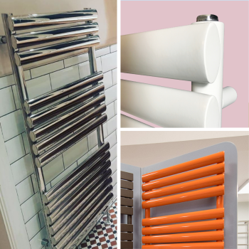 Oval towel rail