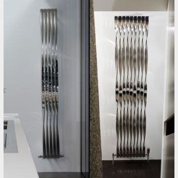 Twister stainless steel vertical radiator